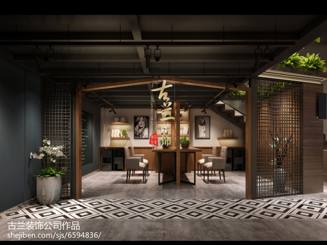 《佳云理發(fā)店》古蘭裝飾理發(fā)店設(shè)計-裝修設(shè)計效果圖-古蘭裝飾公司設(shè)計師作品-設(shè)計本